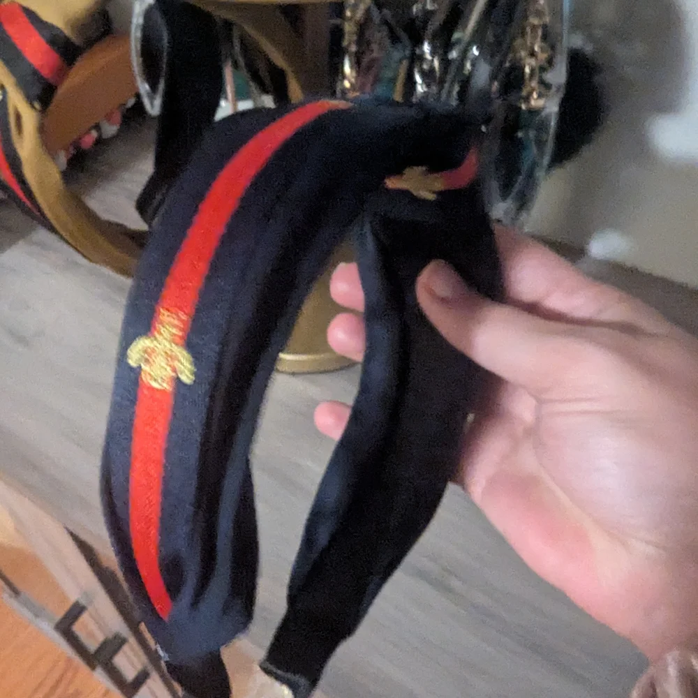 Fashion Bee Headband (Choose 1: Black, Green, Navy, Gold)